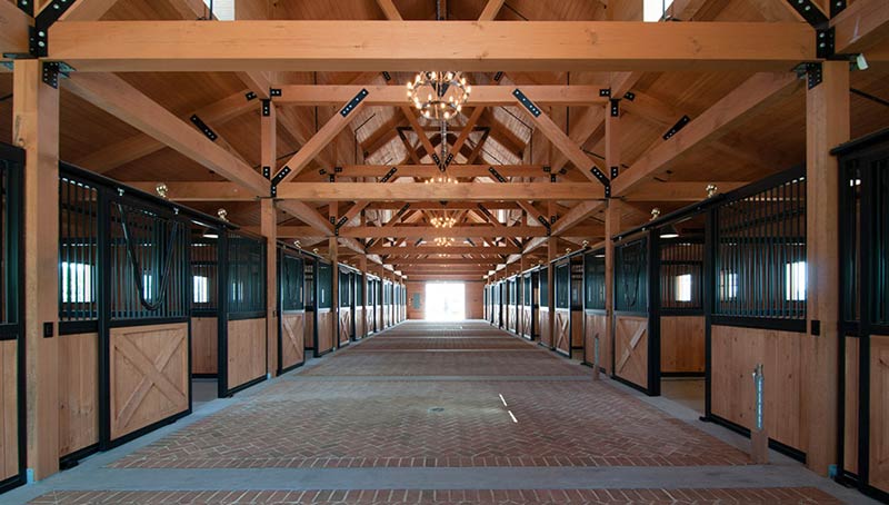 Bridgehampton Hamptons Horse Farm Stable Interior Architecture