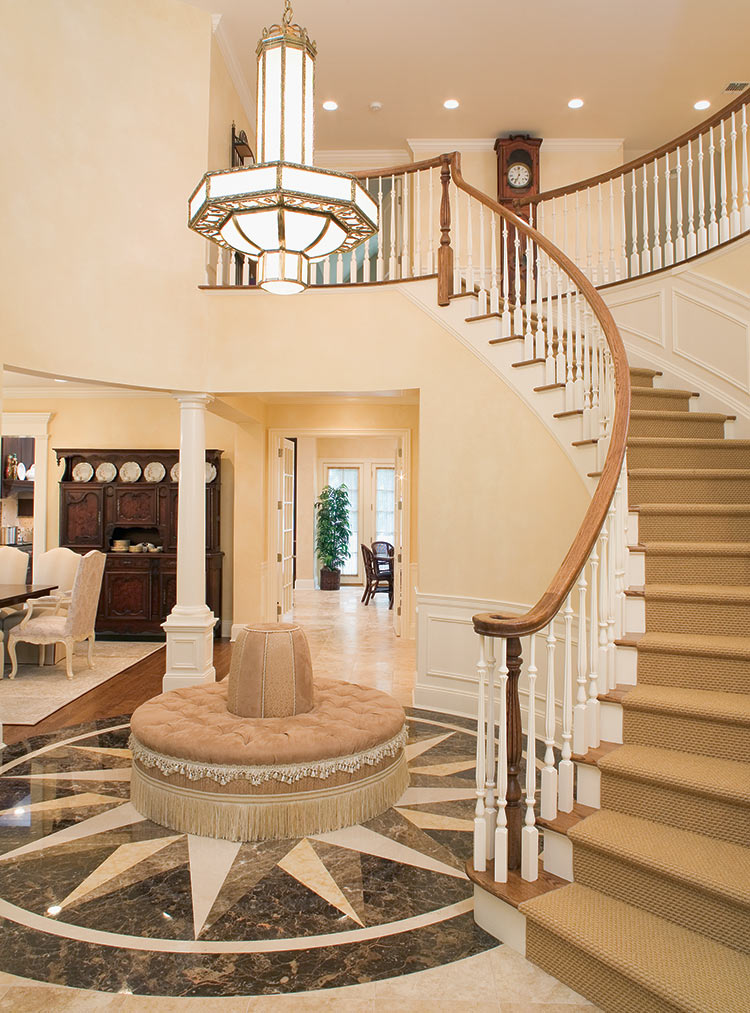 Grand Stairwell and Entry Foyer Interior Design
