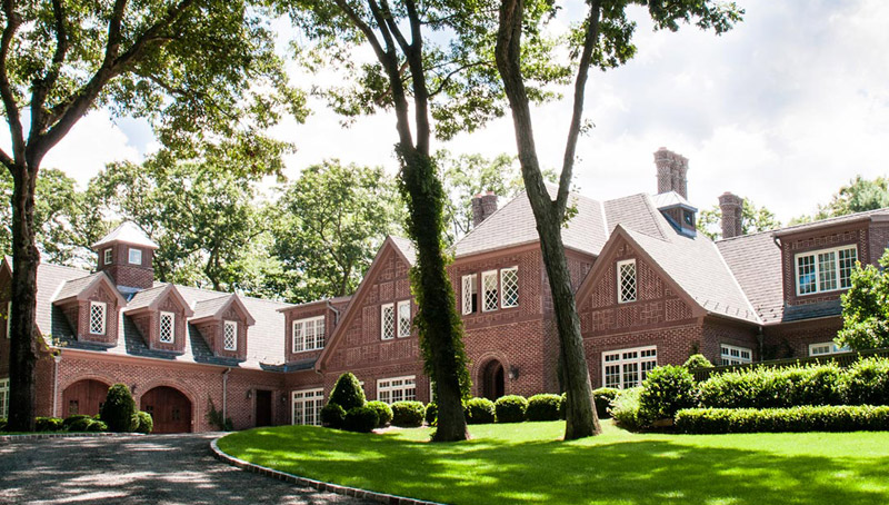 Traditional Brick Tudor Estate Architecture