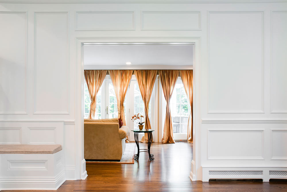 Long Island Ornate Wall Treatment Trimwork Design