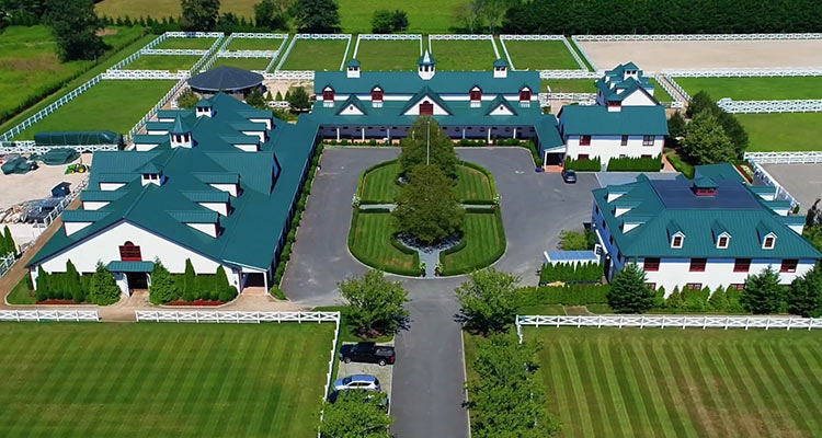 Campbell Stables Aerial Photography by the Alexander Group
