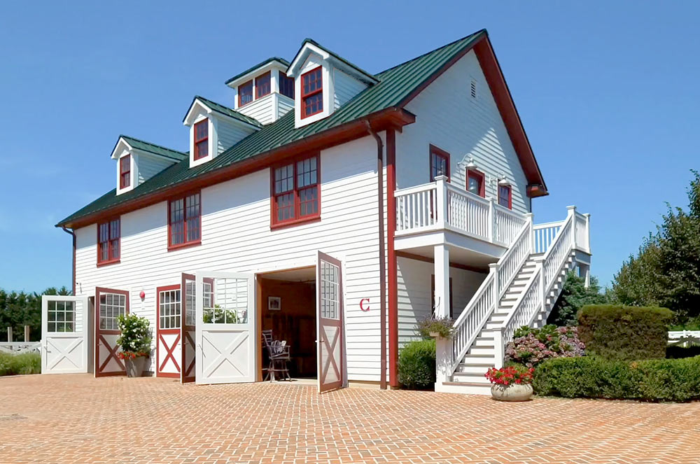 Bridgehampton Horse Farm Tack Room and Courtyard