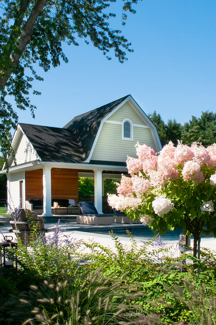 Hamptons style Cabana Shade Structure Architecture