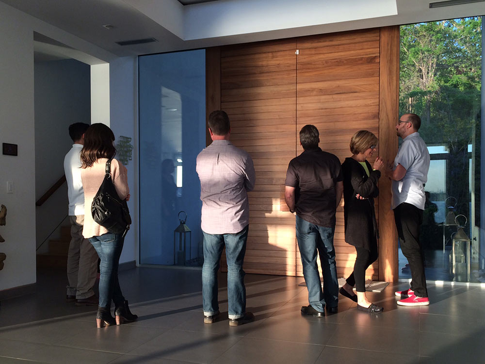 Architect Team Site Visit in Sands Point Home