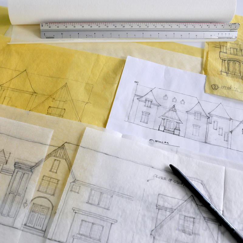 LI Architecture Hand Drawn Sketch
