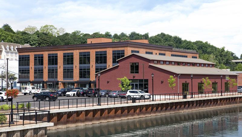 Roslyn NY Apartment Condominium Building Architecture with Reclaimed Barn