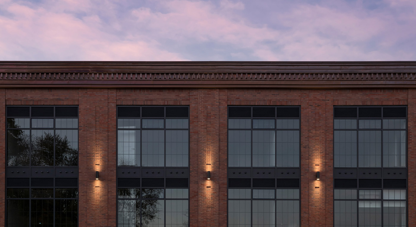 Architectural Brick Details on Roslyn Condo Building