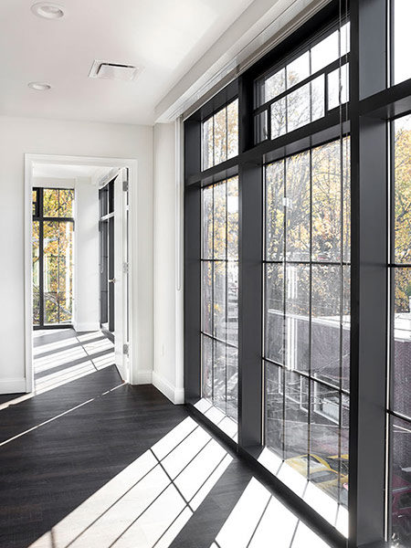 Floor to Ceiling Glass Residenital Apartment Interiors