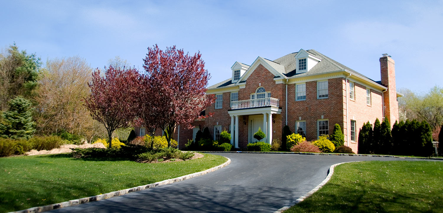 Upper Brookville Residential Brick Home Architecture