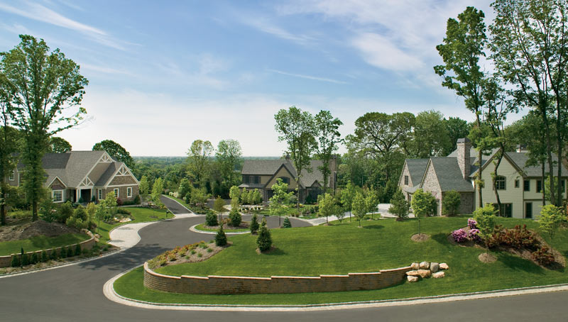 Muttontown Residential Development Cotswold Cul de Sac Architects