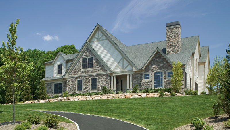 Muttontown Residential Development Custom Cotswold Home Design