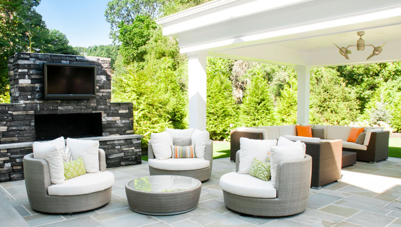 Long Island Residential Patio Architecture and Landscape Design